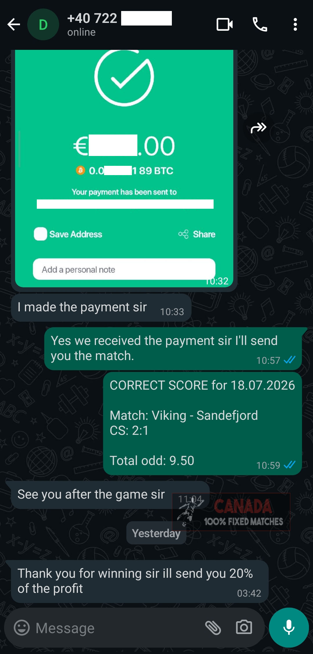 CORRECT SCORE CORRECT SCORE